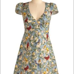 ModCloth cutie co bird dress